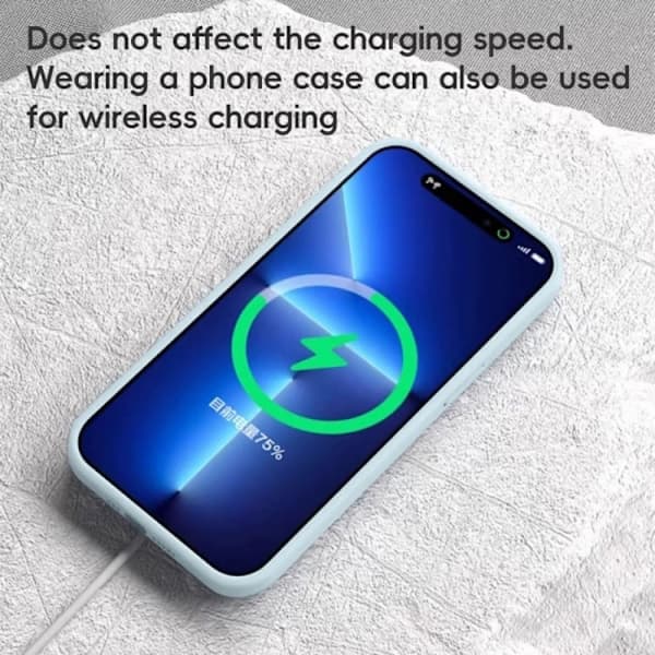 iPhone 16 Pro Max Pure Color Liquid Silicone MagSafe-deksel Kremgul Kunglig blå