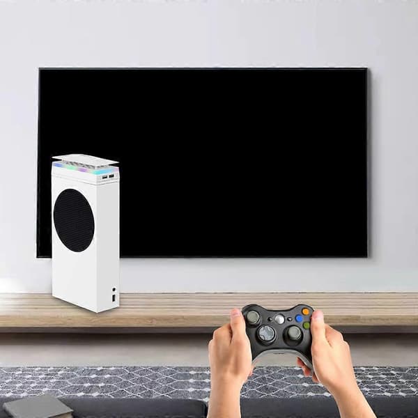 Top Fan Kølesystem Farverig Lampe-Effekt Gaming Tilbehør til XB Series S