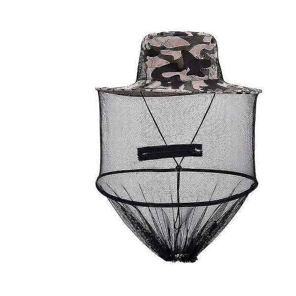 Fiskehatter for bier, mygg, hode- og ansiktsbeskyttelse, unisex, for voksne