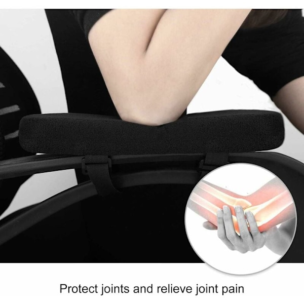 Bekväm armbågskudde, ergonomiskt utformat armstödsskydd i memory foam för optimalt stöd och smärtlindring, förbättrad hållning för hemmakontoret