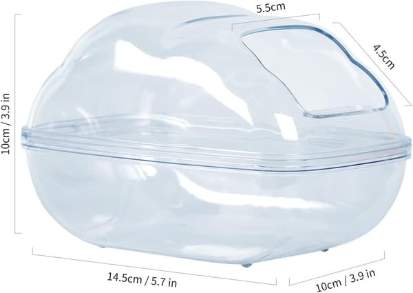 Hamster Sandbadrum, Hamster Sandbad Sandlåda Toalett med