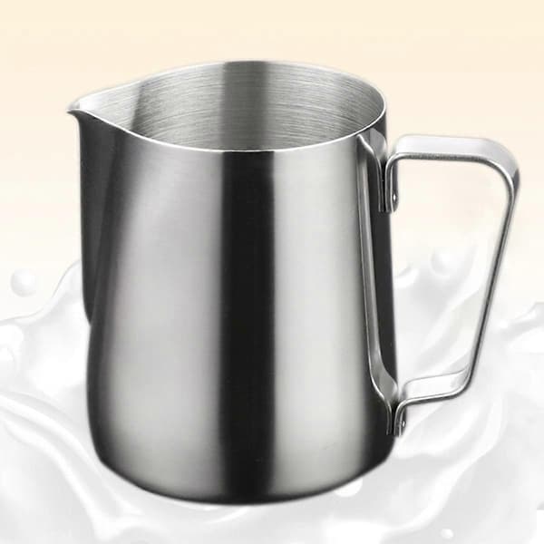 150 ml mælkeskummerkande i rustfrit stål Latte Pourer Cappuccino Kaffekande (sølv)
