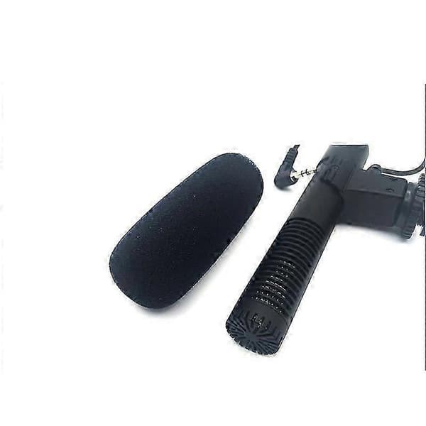 Mikrofon for Canon Nikon DSLR-kamera DV videokamera telefon