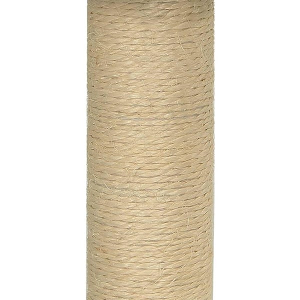 vidaXL Klösträd med klöspelare sisal mörkgrå 74 cm Grå