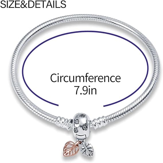 925 Sterling Silver Ormkedjearmband för europeiska Pandora Cha