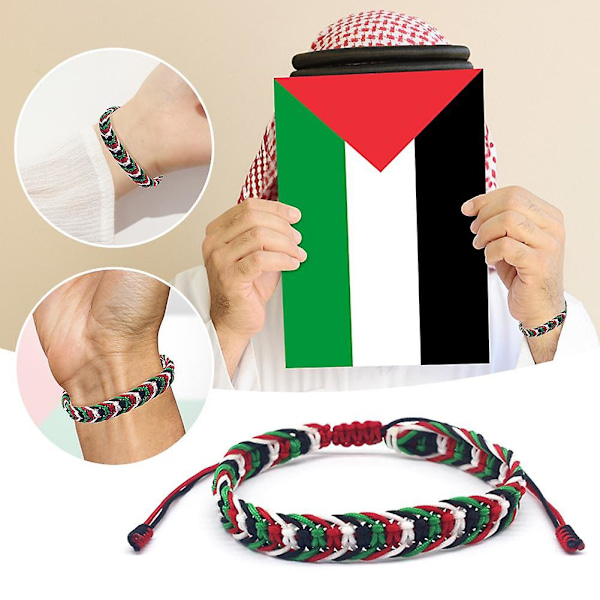 Palestina Armband Handgjorda Country V?nbandsarmband R?dda Gaza