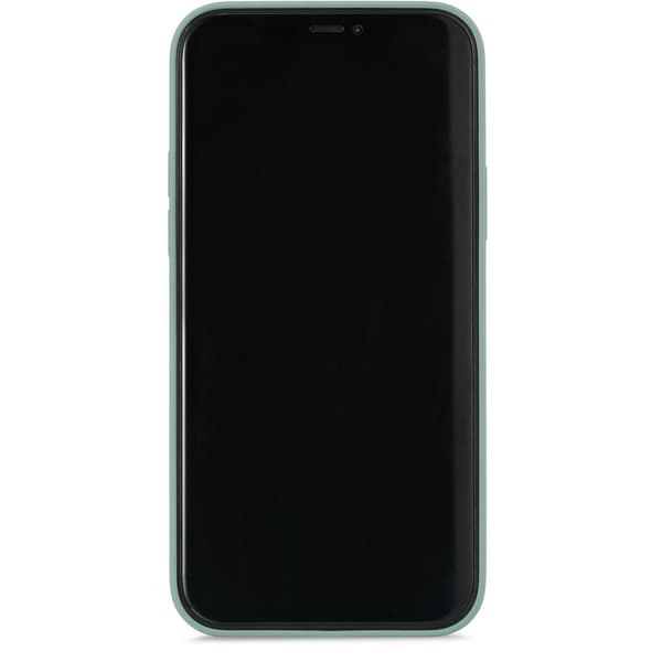 iPhone 12, iPhone 12 Pro, mobilcover, silikone, mosgrøn
