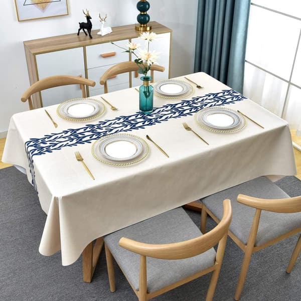 Duk Duk PVC Plast Vaskbar med vann. Vanntett