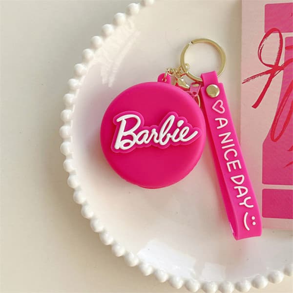 1:a Barbie Rosa Myntväska Nyckelring Hörlursfodral Ba