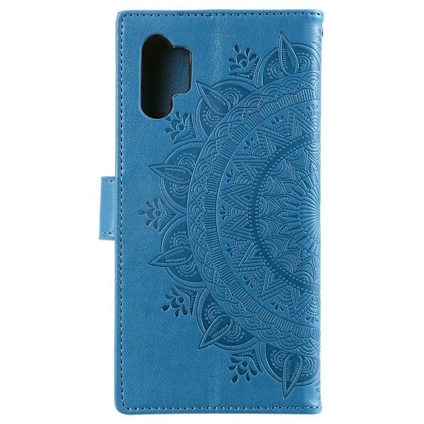Samsung Galaxy A32 5G - Mandala Läder Fodral - Blå Blue Blå