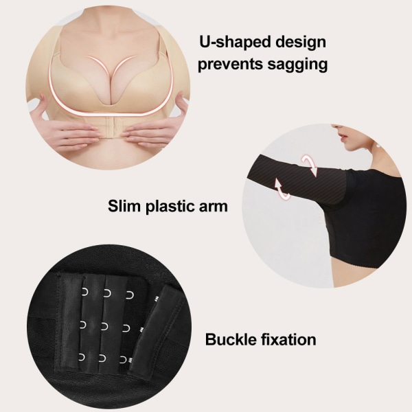 Black Arm Shaper efter operation armkompressionsärmar kläder