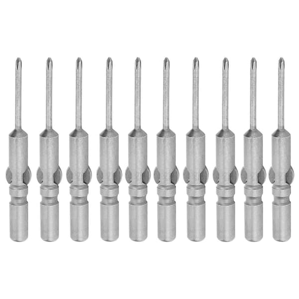 10 stk 2 mm elektrisk skrutrekkerbitssett Krysshode magnetisk skrutrekkerhode reservedeler