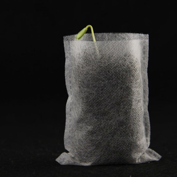 100-Pack - Tomma Fröpåsar / Påsar för Fröplantor - Planta Vit