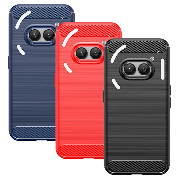 SKALO Nothing Phone (2a) Armor Carbon Stöttåligt TPU-skal - Fler färger Blå