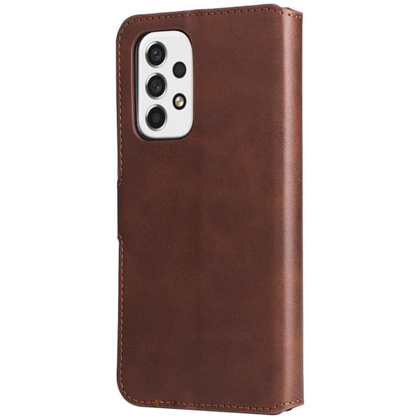 Samsung A53 5G, Klassisk pungcover, Brun