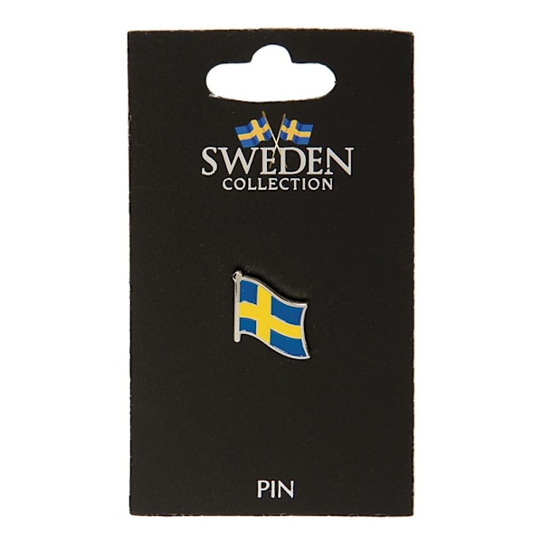 Pin Brosch Souvenir Sverige Flagga multifärg