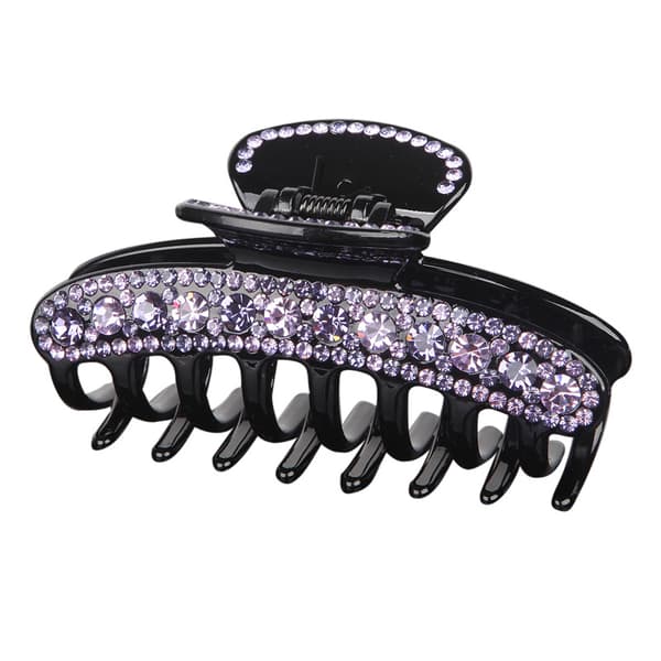 Rhinestone Hårklämmor - Lila, Delikat Design, Hårklämmor