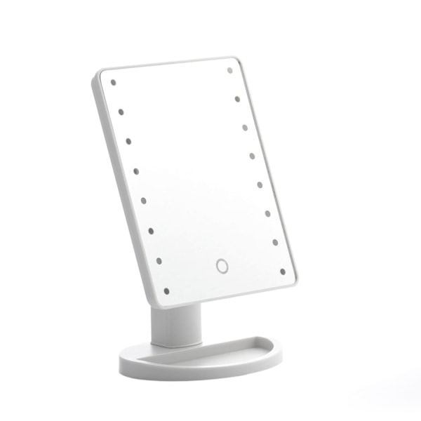 Justerbar Sminkspegel med LED Vit