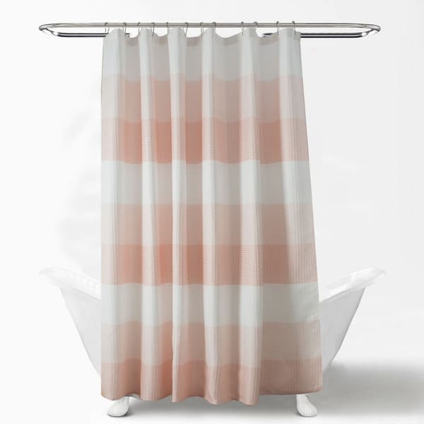 Duschdraperi premium textil tjock struktur badkar