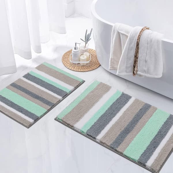 Mikrofiber badematte Sklisikker Absorberende Baderomsdusjmatte Maskin