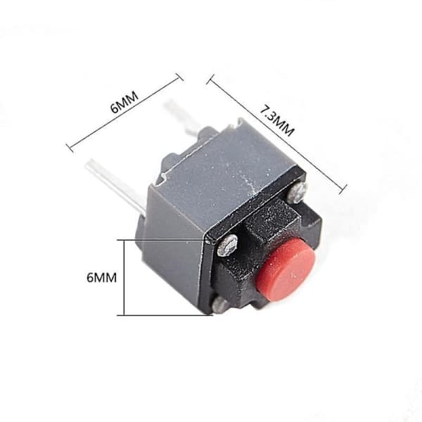 10 st Kailh Tyst Knapp 6*6*7.3 Tyst Switch Trådlös Musknapp Micro Switch Shytmv