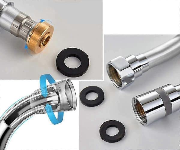 Bruseslange 2m/79 tommer Fleksibel Anti-Twist, Udskiftningshåndbruserslange, Standard G 1/2