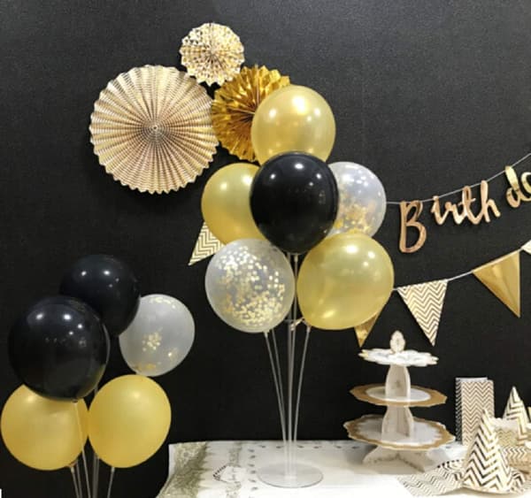 Ballongträd, bordsställ för ballonger med ballonghållare i plast S