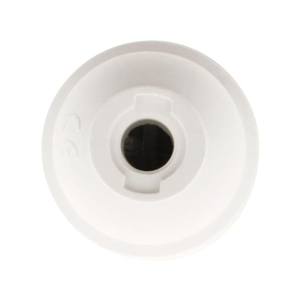 E27 Slät Vit Termoplastsockel [energiklass A]