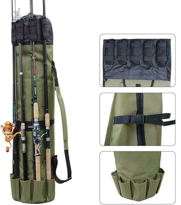 Fiskestangveske, stangveske, fiskeveske, lengde: 123cm