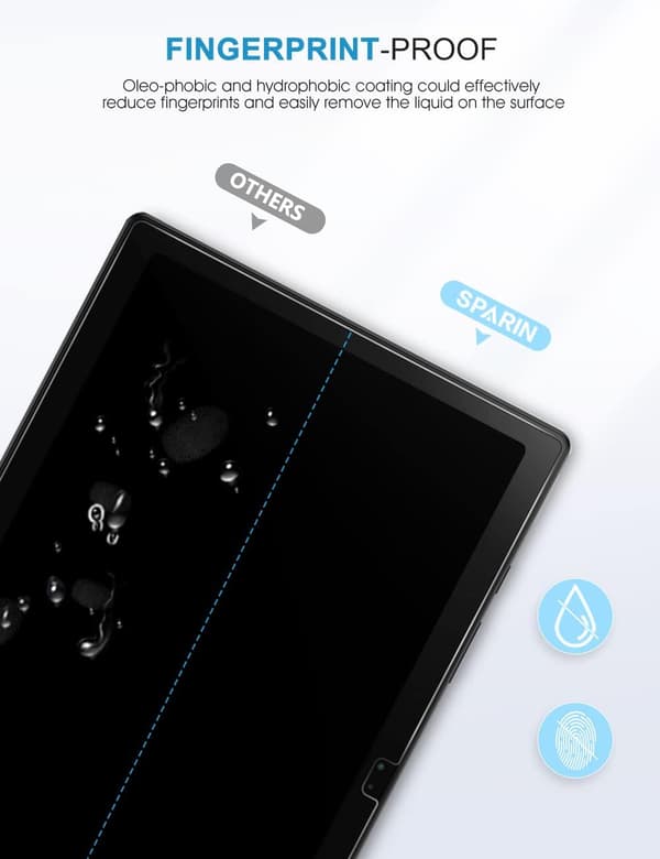 [2-pack] Skärmskydd för Samsung Galaxy Tab A8 (2021 års modell) 10,4 tum härdat glas/repskydd/bubbelfritt
