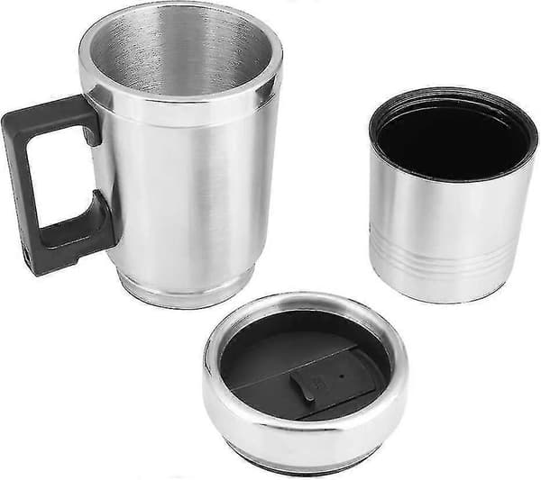 Bilkjele, rustfritt stål bil Tru reisekjele kopp rask koking for te kaffe (12v)