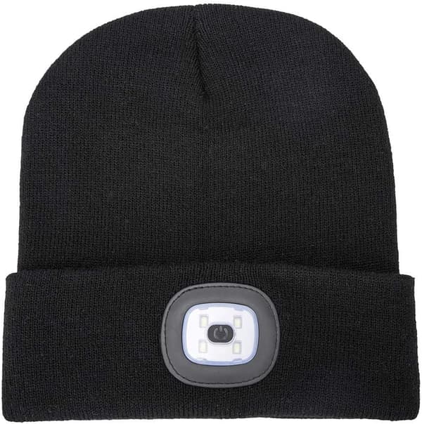 Presenter för Män, LED Stickad Lätt Vikt Hatt Varm Beanie Mössa Män