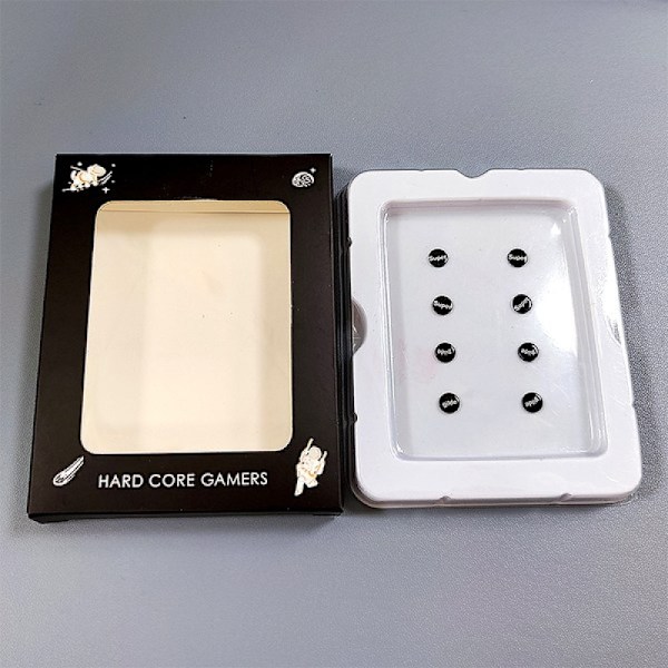 1-pak glasmus-skøjter DIY Universal Dots musefødder puder St A2 A1