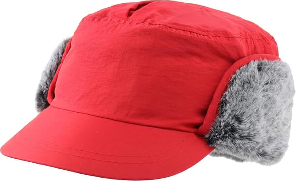 1 st Vinter Öronskydd Skidmössa Herr Vinterhatt med Skärm Varma Öronlappar Hatt Fuskpäls Baseballkeps