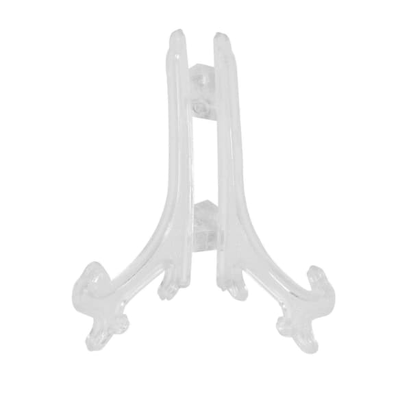 7,6 cm Klar Plast Stativ Kakeholder Display Stativ Plasskort Holder Display Staffelier Ved Bryllup