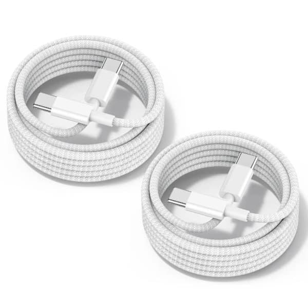 EXPRESS - 2 meter lader for Samsung - Nylon - Hurtiglader - 2 stk - USB-C lader