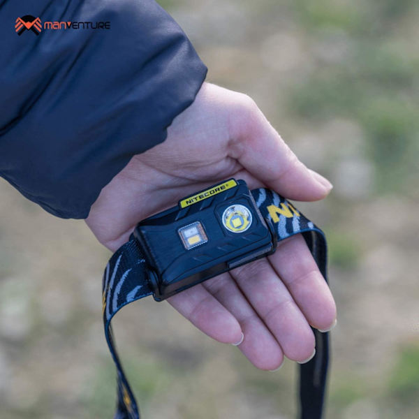 USB oppladbar hodelykt Hvit/Rød/Høy CRI LED 4 lysmoduser