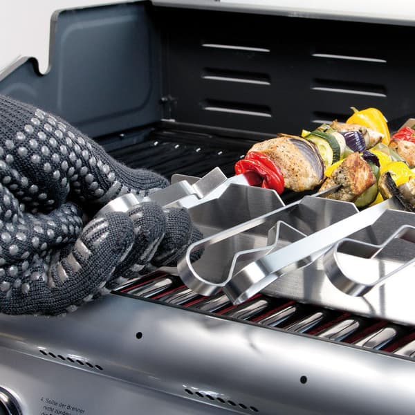 BBQ - Premium BBQ grill- og ovnhandsker (1 par) op til 500°C i henhold til EN407 sort