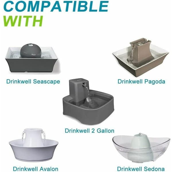 Erstatningskullfiltre for PetSafe Drinkwell Avalon, Pagoda