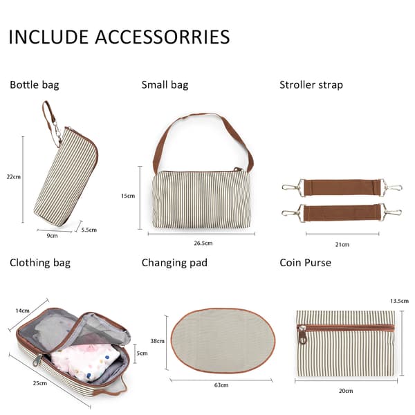 Khaki Mommy Bag käsilaukku