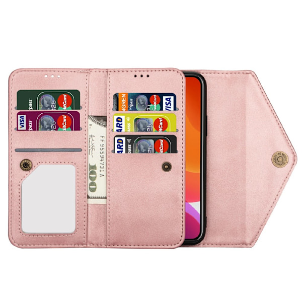 Plånboksfodral iPhone 13 Mini Rose Guld