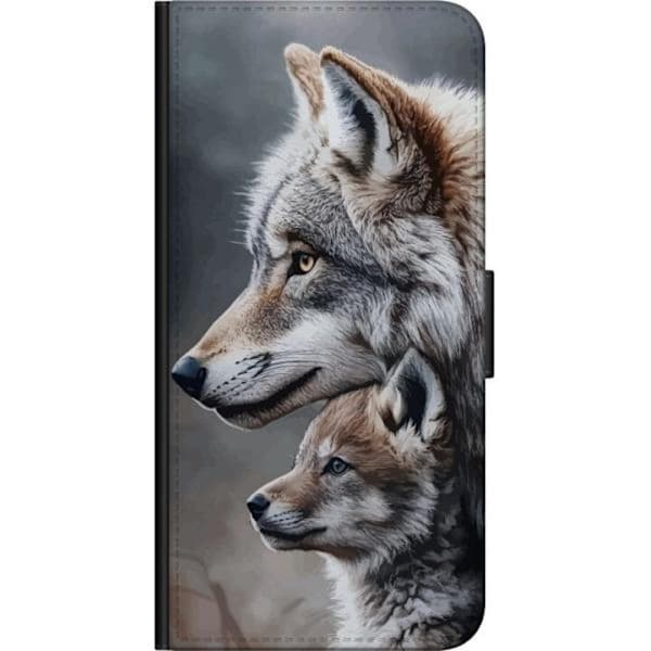 Huawei Y6 (2019) Plånboksfodral Vargar Vilda Varg Djur Mystik