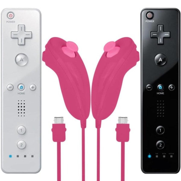 Wii Nunchuk Controller 2-pack Ersättnings Nunchuk Controller