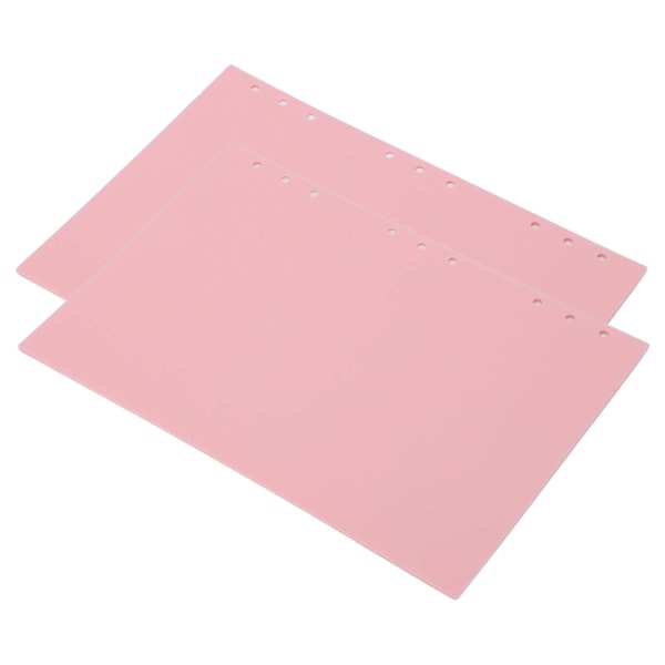 20 st bindande presentationsomslag PP plast frostad vattentät avtagbar pappersbindande omslag för dokument Rouge Pink