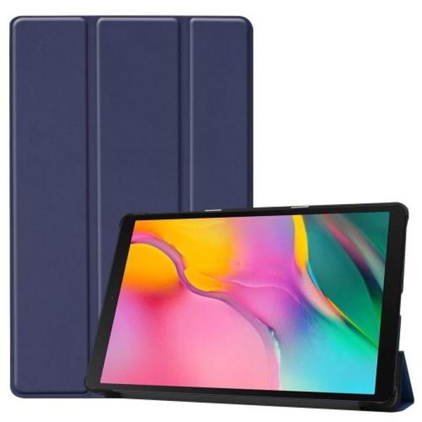 Tri-fold Fodral för Samsung Galaxy Tab A 10.1 2019 - Mörkblå Blå