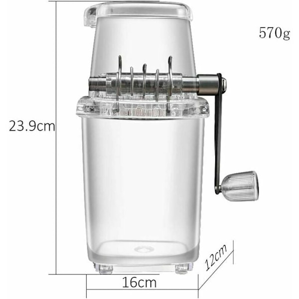 Bärbar Handdriven Iskross, Perfekt För Utomhusäventyr &amp; Inomhusträffar, Lätt Att Använda &amp; Rengöra