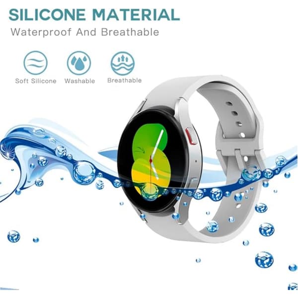 Passer til Samsung Galaxy Watch 5/Watch 5 Pro Sport S/M Hvit