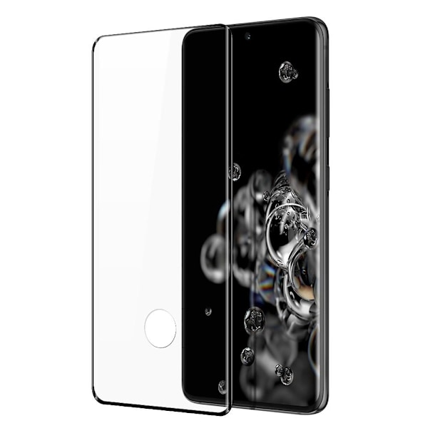 Samsung Galaxy S21 Ultra Heltäckande 3D Härdat Glas Skärmskydd Transparent