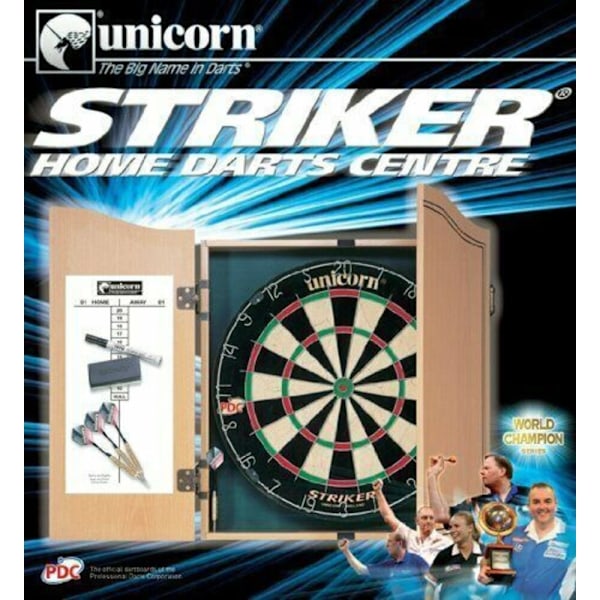 Unicorn Striker Hem Darttavla Skåp Set En Storlek Flerfärgad Multicoloured One Size