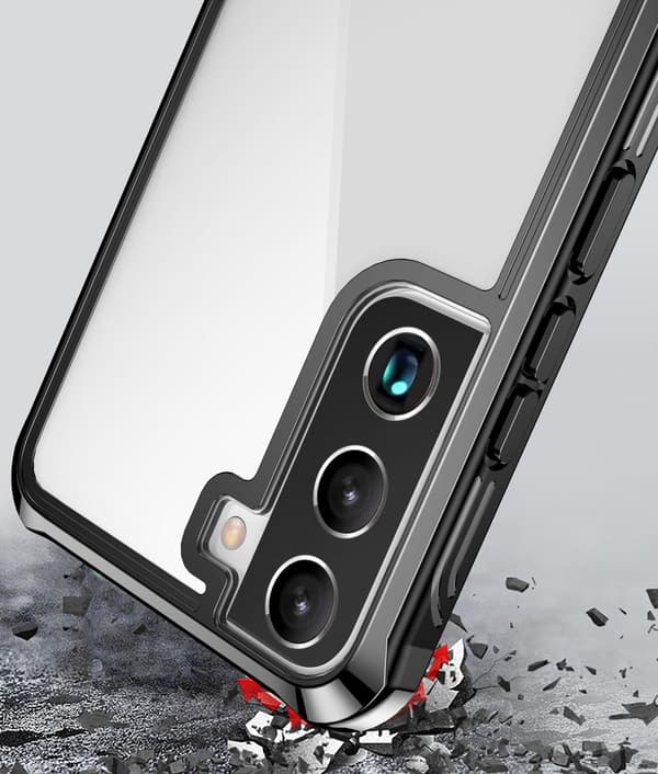 Støtsikkert deksel 3-i-1, Galaxy S22, 6.1 tommer Black Galaxy S22 - 6.1